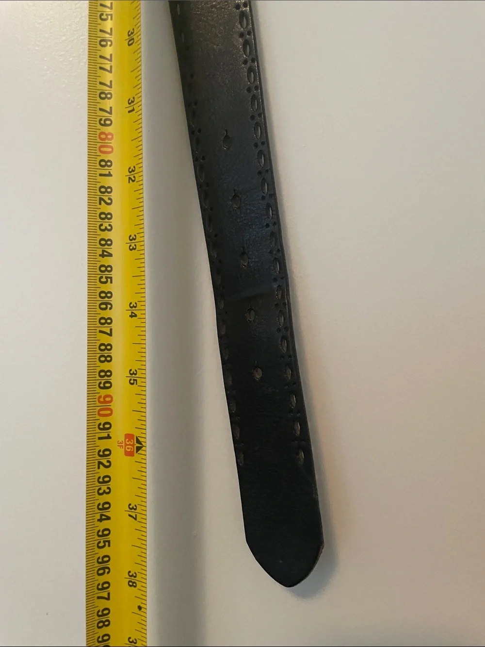 Roots Black Leather Belt with Silver-Tone Buckle - Picture 4 of 4